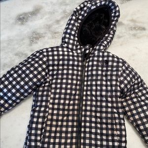 Reversible North Face gingham jacket